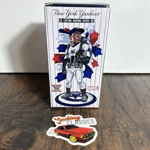 Mariano Rivera New York Yankees SGA 7/12/19 Captain America Bobblehead NIB - Picture 1 of 5