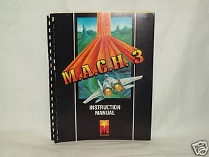 M.A.C.H. 3 Arcade Game Manual Original - Picture 1 of 1