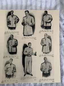 Uniformes de peluquero vintage de 1900 abrigos chalecos firma anuncios precios - Imagen 1 de 6