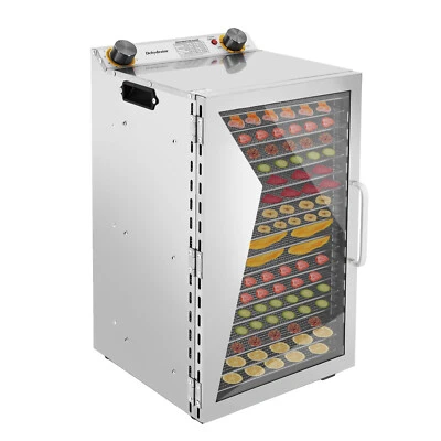 Máquina para hornear 18 bandejas deshidratador de alimentos para frutas, carne, carne de res, cecina, hierbas Foto 1 de 4