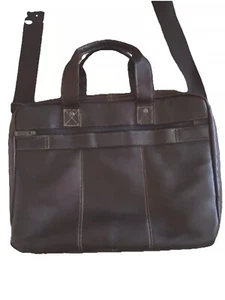Kenneth Cole Reaction Laptop/Messenger Leather Bag. Pre-owned Style 524461 - Picture 1 of 9
