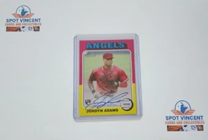 2024 Topps Heritage JORDYN ADAMS Angels RC Rookie Auto Autograph - Angels - Picture 1 of 1