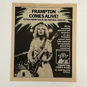 Peter Frampton prende vita! 11"x13,5" Pubblicità originale 1976 - Foto 1 di 1