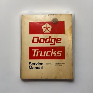Dodge D-200 Pick-up Truck 1972 OEM Shop Service Repair Manual Guide 4X4 Engine - Picture 1 of 6