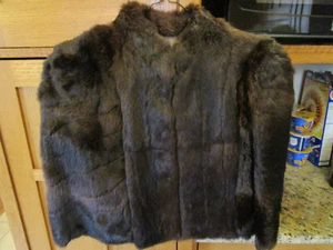 Capa corta de piel de visón Georgette Fur Co de Australia - Imagen 1 de 4