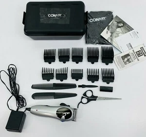 CONAIR HC318E ~ 19 Piece Home Haircut Pro Style Kit DVD, Comb and Scissors - Picture 1 of 8