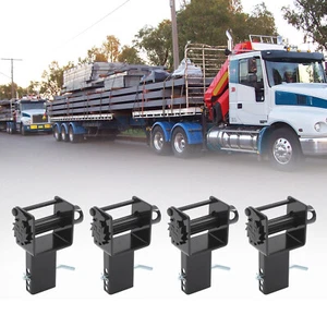 4 PCS Heavy Duty Trailer Stake Pocket Winch 5400 LBS Trailer Stake Pocket Winch - Picture 1 of 12