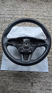 FORD FOCUS 2015-2018 MK3 FL LEATHER STEERING WHEEL FOR USE WITH CRUISE CONTROL. - Picture 1 of 5