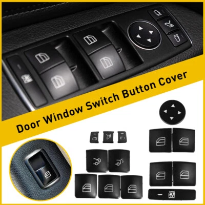 Fit for Mercedes-Benz GLA250 2014-2017 Door Window Switch Button Sticker 14/lot - Image 1 of 4