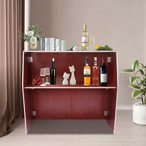 Foldable Bar, Portable Event Bar, Portable Bar Cabinet - Picture 1 of 23