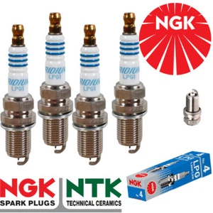 NGK IRIDIUM LPG Zündkerzen - Für VW Polo MK5 1.2lt 2009 x4 - Bild 1 von 1