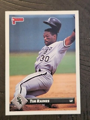 1993 Donruss - #565 Tim Raines Chicago White Sox  - Image 1 of 2