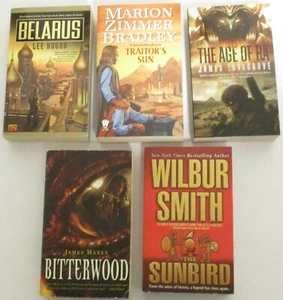 5 Random Sci-Fi Paperback Book Lot Wilbur Smith Hogan Lovegrove Science Fiction - Picture 1 of 8