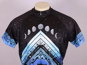 PRIMAL Men's XL Cycling Bike Jersey Ursa Major Bear Night Moon Phases Tribal - Picture 1 of 12