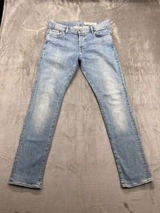 H&M Premium Denim Mens Selvedge Jeans 34x34 Slim Fit light Wash EUC Button Fly - Picture 1 of 15