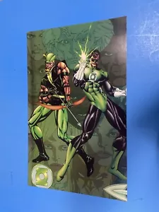 PÓSTER PIN UP FLECHA VERDE Y LINTERNA VERDE UNIVERSO DC NUEVO. - Imagen 1 de 3