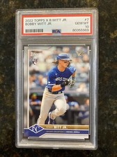 2022 Topps X Bobby Witt Jr Crown Collect. #7 PSA GEM MINT 10 RC!