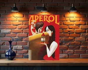 Letrero vintage de metal pesado Aperol Lovers - 24"x16" (60x40 cm) - Imagen 1 de 5