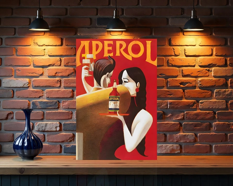 Vintage Aperol Lovers  Heavy Metal Sign - 24"x16" (60x40 cm) - Image 1 of 4