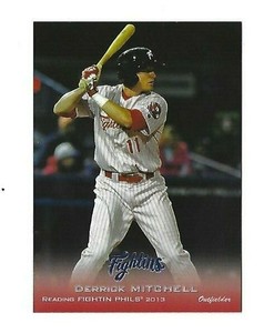 2013 Reading Fightins Derrick Mitchell