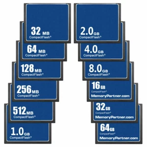 32MB 64MB 128MB 256MB 512MB 1GB CompactFlash CF Speicher karte CF Memroy Card - Picture 1 of 7
