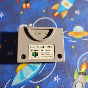 Official Nintendo 64 N64 OEM Video Game Memory Card Controller Pak Pack SAVE OEM - Picture 1 of 2