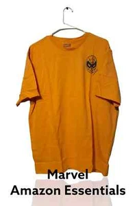 New 2 Pack Marvel, Amazon Essentials Men's XL Cotton Tee's. NS-3 - Picture 1 of 10