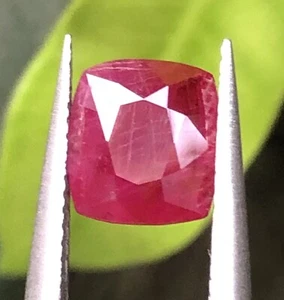 Stunning 2.55 Carat Natural Afghan Ruby - Cushion Cut Gemstone for Fine Jewelry - Picture 1 of 9