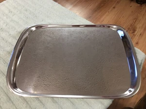 ALESSI für Delta Airlines rechteckiges Serviertablett aus Edelstahl 11,5x9 innen - Bild 1 von 2