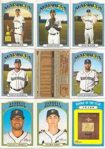 2021 Topps Heritage Seattle Mariners Regular + Update + Minors Team Set (20) - Picture 1 of 1
