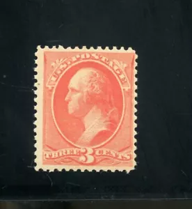 UNITED STATES SCOTT #221 3c WASHINGTON F/VF MINT NEVER HINGED-SCOTT - Picture 1 of 1