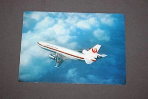 Vintage Original JAL DC-10 Japan Postcard DC 10 Airliner Japan Air Lines 1970's - Picture 1 of 9