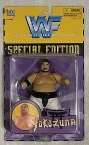 Vintage WWF Jakks Yokozuna (schwarz/weiß) Figur MOC! Kaybee Toys Exclusive WWE - Bild 1 von 2