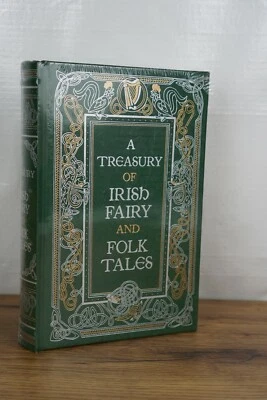 Treasury of Irish Fairy and Folk Tales hardcover leatherbound collectable Sealed - Image 1 of 4