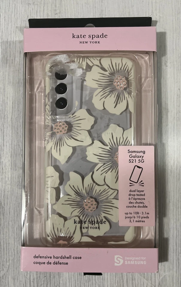 Kate Spade New York HardShell Case for Samsung Galaxy S21 5G - Hollyhock Floral - Image 1 of 1