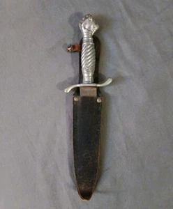 Vintage Korium PIC Japan Claw & Ball Handle Fixed Blade Dagger Knife 9 ⅝" - Picture 1 of 10