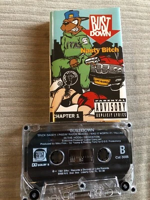 Bust Down Nasty Bitch Cassette Tape 1991 Gangsta - Image 1 of 4