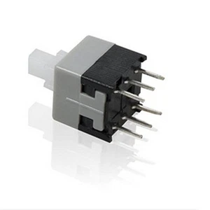 20pcs push key switch button self-locking 6 pins buttons 8.5*8.5 0.5A 30V DIY - Picture 1 of 4