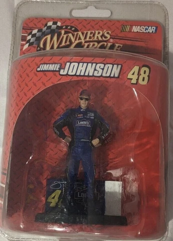 NASCAR #48 Jimmy Johnson 2008 Winners Circle Collectable figure 3” Tall Cover