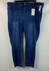 Old Navy Jeans Rockstar Super-Skinny High-Waisted Zip 5 Pockets Size 18 NEW - Picture 1 of 10