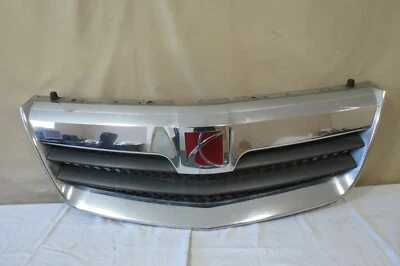 ✅ 07 08 09 10 Saturn Outlook Frontal Parrilla Superior Parrilla Malla Emblema Cromo OEM GM Foto 1 de 4