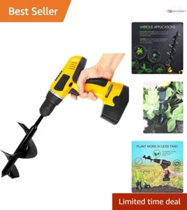 Professional Quality Bulb Planter - Auger Spiral Drill for Efficient Gardening - Picture 1 of 10