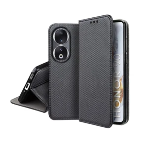 CUSTODIA LIBRO per HONOR 90 5G - COVER SMART MAGNET CASE NERO - Foto 1 di 5