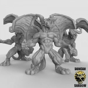 Gargoyles Resin 3D Models for Dungeons & Dragons & Board RPGs - Picture 1 of 7