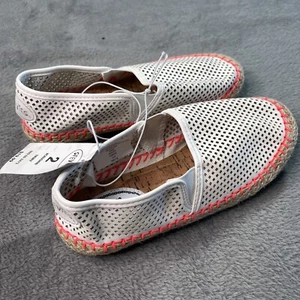 Neu Stevies Schuhe Jugend Gr. 2 Espadrille Laser Cut Flats 2Y - Bild 1 von 7