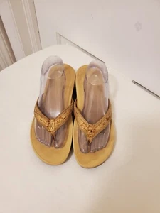 Vionic Womens Orthaheel High Tide Platform Sandals, Tan, Size 10 - Picture 1 of 12