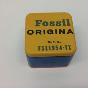 NEU! Fossil Metall Geschenkbox Gelb NUR OVP Nagelneu! Original Fossil! - Bild 1 von 7