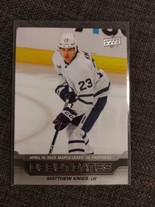 2023-24 Upper Deck Series 1 DEBUT DATES DD-18 Matthew Knies