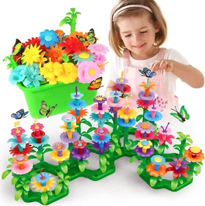 Toys for Girls 3 4 5 6 7 Years Old, Flower Garden Building Kit with Storage C... - Picture 1 of 1