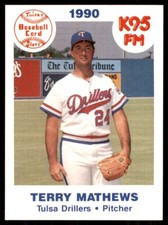 1990 Tulsa Drillers Terry Mathews Tulsa Drillers #15